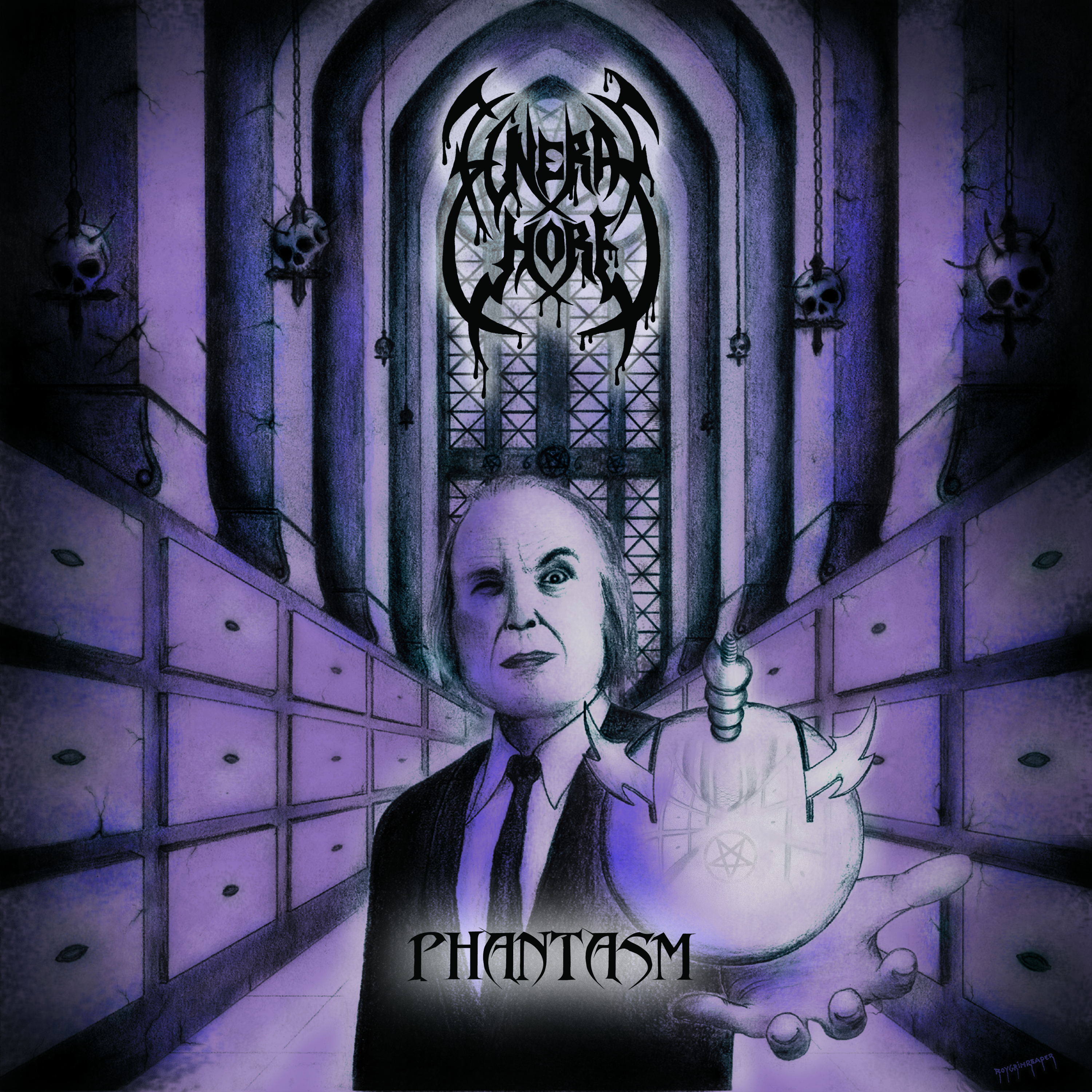 Funeral Whore Phantasm Cover PRINT